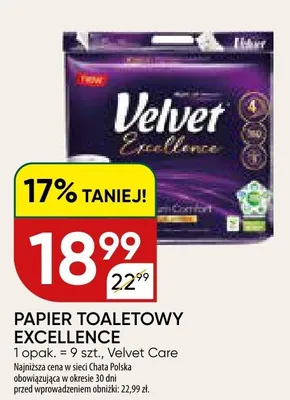 Papier toaletowy Excellence promocja w Chata Polska