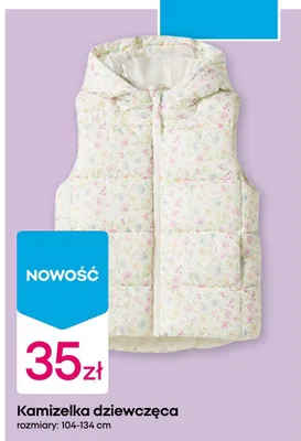 Kamizelka dziewczęca promocja w Pepco