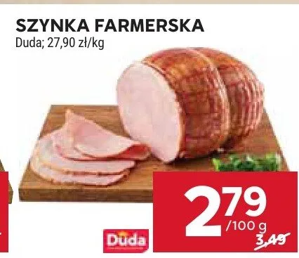 Szynka farmerska Duda promocja w Stokrotka