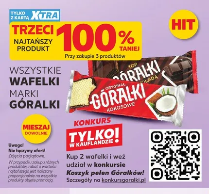 Wafelki Czekoladowe Góralki promocja w Kaufland