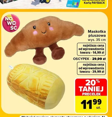 Maskotka pluszowa Oscypek promocja w Carrefour