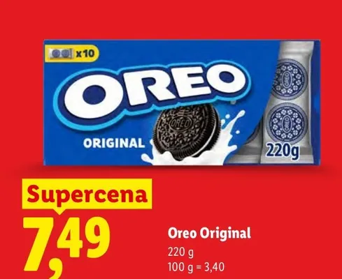 Ciastka Oreo Original promocja w Lidl
