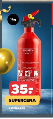 Gaśnica Abc promocja w Netto