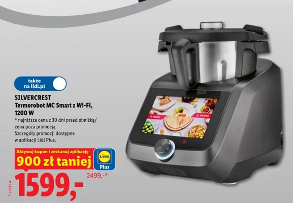 Termorobot SILVERCREST MC Smart z Wi-Fi 1200W promocja w Lidl