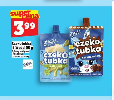 Czekotubka E.Wedel promocja w TOPAZ