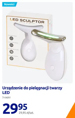 Urządzenie do pielęgnacji twarzy LED Sculptor promocja w Action