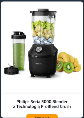 Blender Philips Seria 3000 z Technologią ProBlend Crush promocja w Amazon