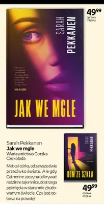 Książka Jak we mgle Sarah Pekkanen promocja w Empik