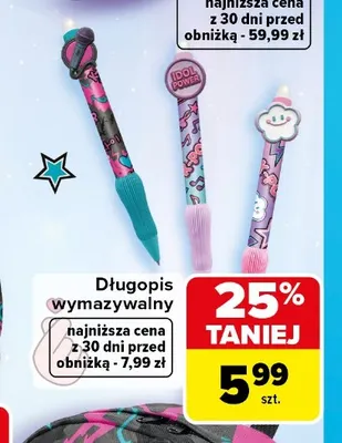 Długopis wymazywalny CoolPack promocja w Carrefour