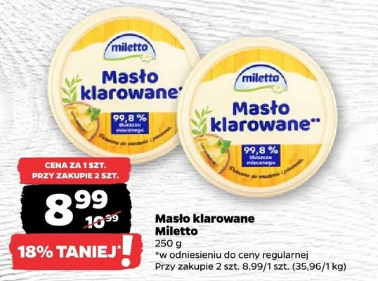 Masło klarowane promocja w Netto