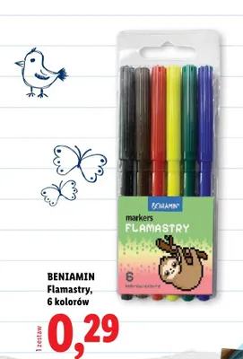 Flamastry Beniamin promocja w Lidl
