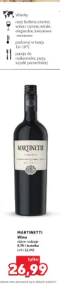 Wino Martinetti promocja w Kaufland