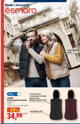 Kamizelka pikowana damska Esmara promocja w Lidl