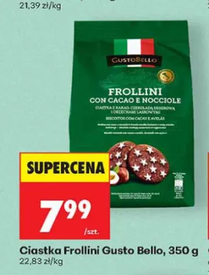 Ciastka Frollini Gusto Bello promocja w Biedronka