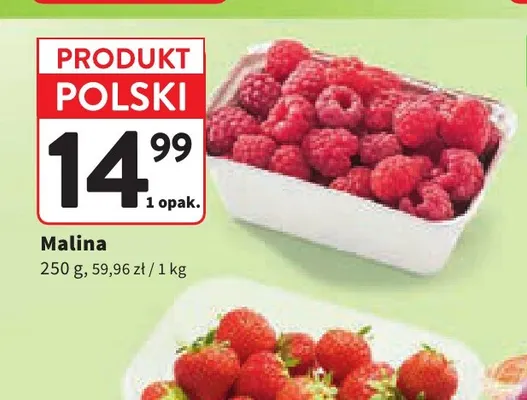 Maliny polskie promocja w Intermarche