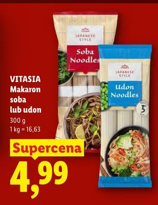 Makaron udon Vitasia Japanese Style promocja w Lidl