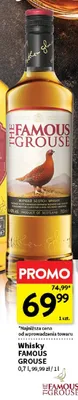 Whisky The Famous Grouse Blended Scotch Whisky promocja w Intermarche