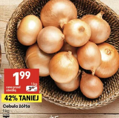 Cebula żółta promocja w Delikatesy Centrum