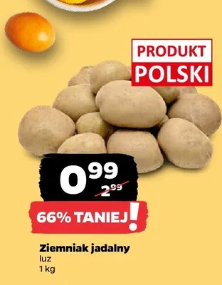 Ziemniak jadalny luz promocja w Netto