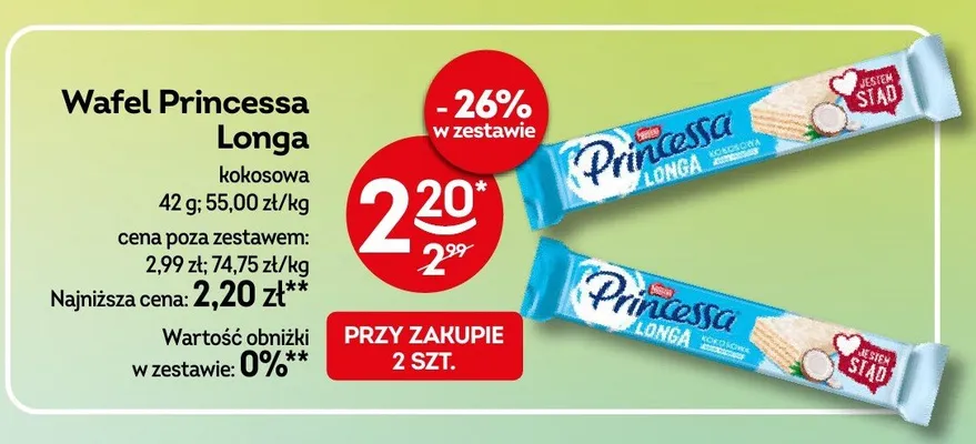 Wafel kokosowa promocja w Żabka