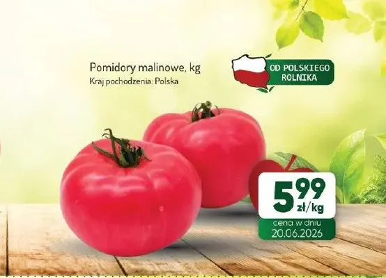 Pomidory malinowe promocja w Avita
