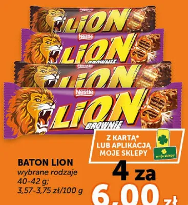 Baton Lion Brownie Nestlé promocja w Groszek