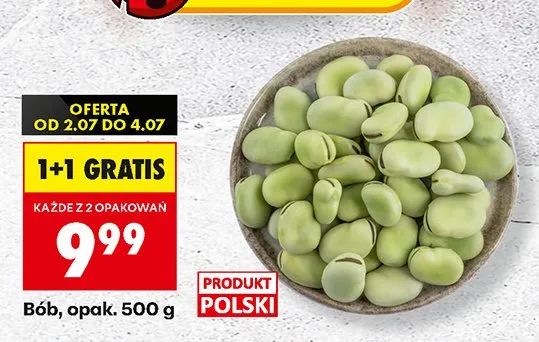 Bób świeży promocja w Biedronka