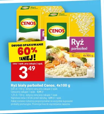 Ryż biały parboiled Cenos promocja w Twój Market