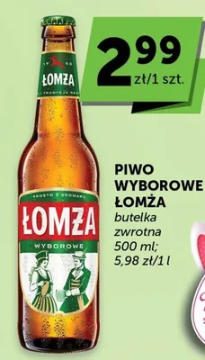 Piwo Łomża różne rodzaje promocja w Groszek