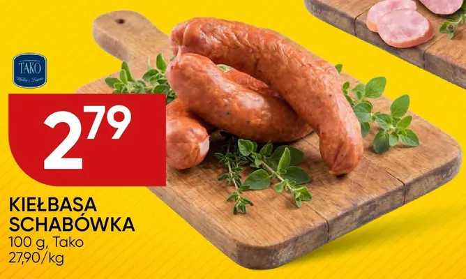Kiełbasa schabówka Tako promocja w Chata Polska