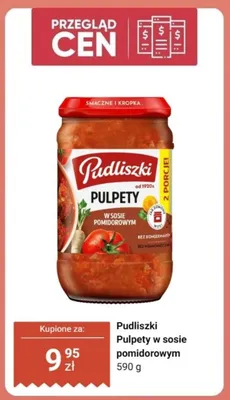 Pulpety w sosie pomidorowym Pudliszki promocja w Dino