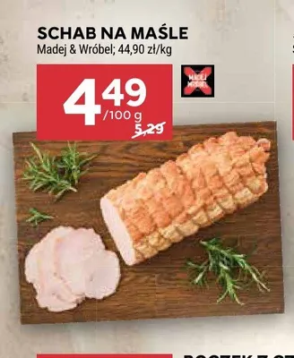 Schab na maśle Madej & Wróbel promocja w Stokrotka