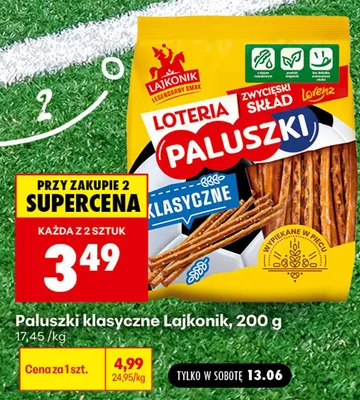 Paluszki klasyczne Lajkonik promocja w Biedronka