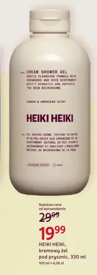 Kremowy żel pod prysznic Heiki promocja w Rossmann