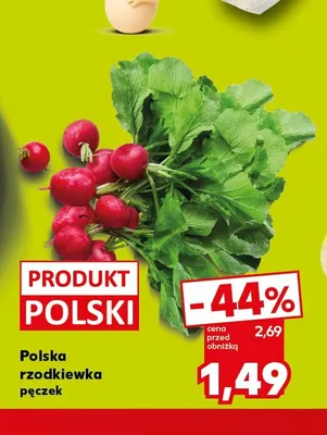 Rzodkiewka polska promocja w Kaufland