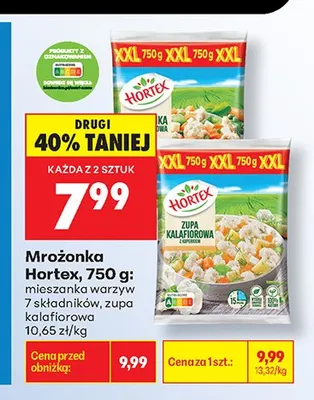 Zupa kalafiorowa Hortex promocja w Biedronka