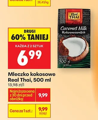 Mleczko kokosowe promocja w Biedronka