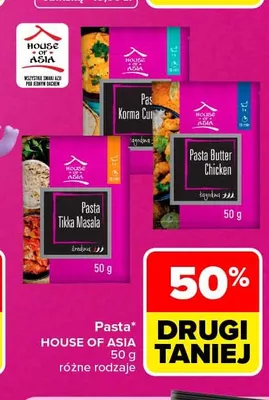 Pasta Tikka Masala House of Asia promocja w Carrefour
