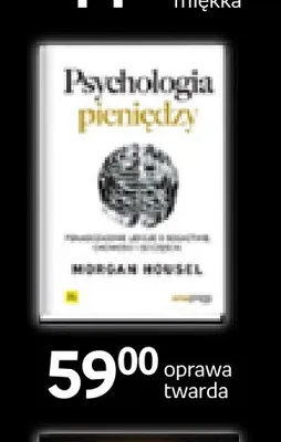 Książka Psychologia pieniędzy oprawa twarda promocja w Empik