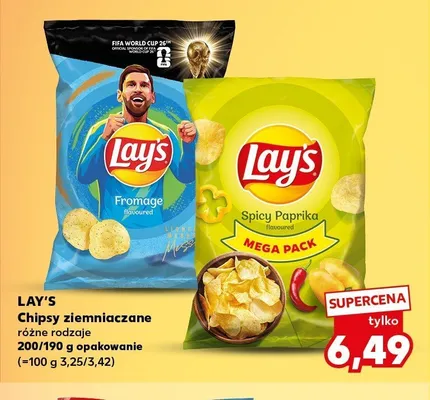 Chipsy ziemniaczane Fromage Lay's promocja w Kaufland