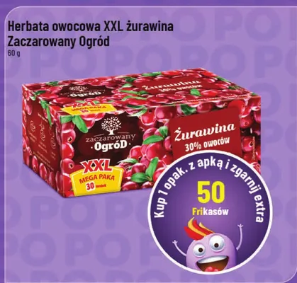 Herbata owocowa XXL żurawina promocja w POLOmarket