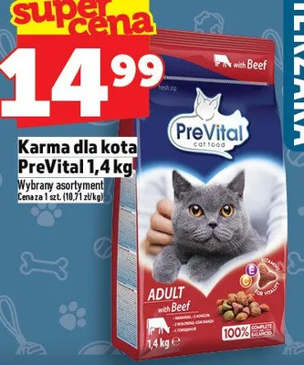 Karma dla kota PreVital promocja w TOPAZ