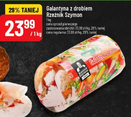 Galantyna z drobiem Rzeźnik Szymon promocja w POLOmarket