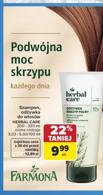 Odżywka do włosów Herbal Care Skrzyp Polny promocja w Carrefour