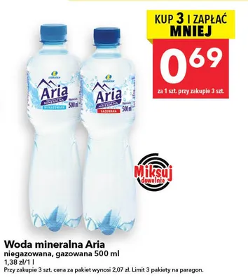 Woda mineralna niegazowana promocja w LEWIATAN