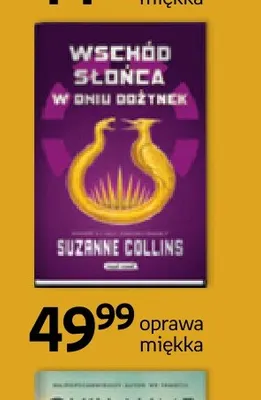 Książka Wschód słońca w dniu dożynek Suzanne Collins oprawa miękka promocja w Empik