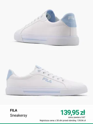 Sneakersy FILA promocja w Deichmann