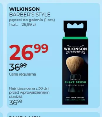 Pędzel do golenia Wilkinson Barber's Style promocja w Drogerie Jawa