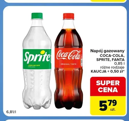 Napój gazowany Coca-Cola promocja w Carrefour Express