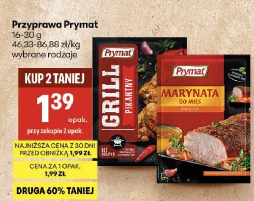 Przyprawa Prymat promocja w Delikatesy Centrum